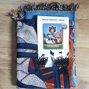 Auburn Tigers woven tapestry throw blanket